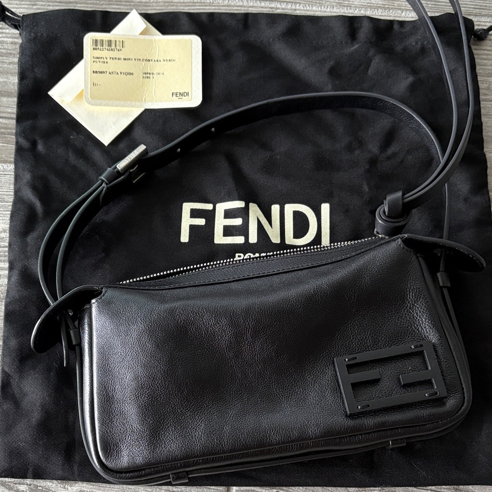 Fendi Black Leather Bag